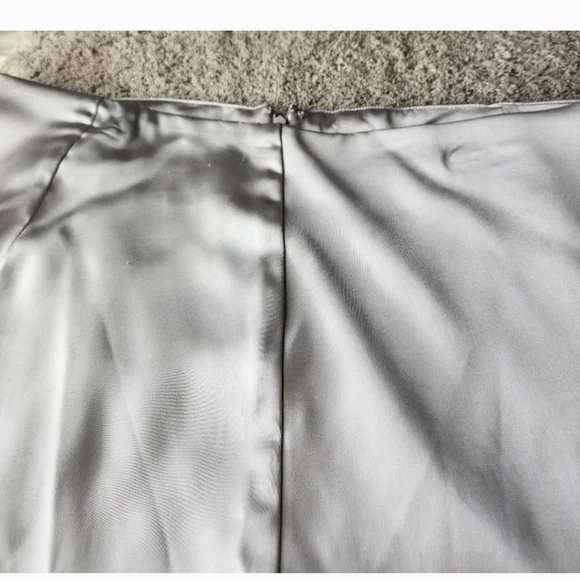 Women's Silver Mini Skirt - Wild Fable Size is XXS - Picture 7 of 14
